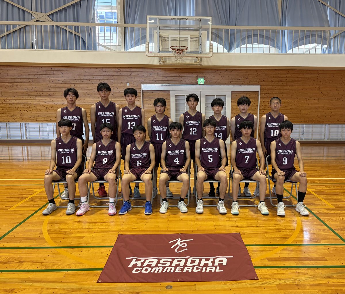 岡山県立笠岡商業高等学校 チーム写真