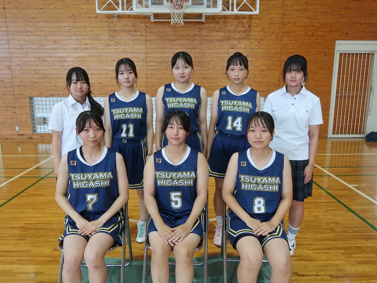 岡山県立津山東高等学校 チーム写真