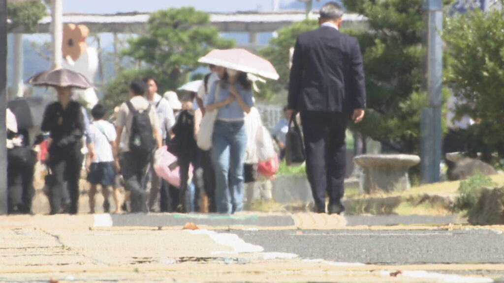 31日も厳しい暑さ…熱中症対策を　高松市や岡山市で37℃まで気温上昇の予想