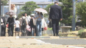 31日も厳しい暑さ…熱中症対策を　高松市や岡山市で37℃まで気温上昇の予想