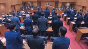 2027年春の岡山県議選から定数1減に　条例改正案を県議会で可決　人口を踏まえて見直し