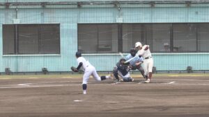 津山が終盤に津山高専を突き放し2回戦へ【夏の高校野球 岡山大会】13日