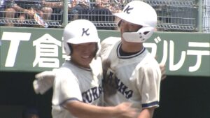 倉敷商が岡山東商に7回コールド勝ち 2年連続のベスト4へ【夏の高校野球 岡山大会】23日