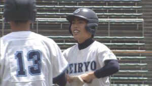 倉敷青陵が倉敷にコールド勝ち DH平松は4安打3打点【夏の高校野球 岡山大会】12日