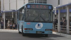 ことでんバスが運賃引き上げへ　平均値上げ率は約8％　初乗り運賃は200円から210円に　香川