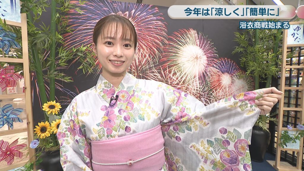 2026年の浴衣　キーワードは「涼しく」「簡単に」　透け感あるもの　一人で着られるワンピース浴衣など　香川