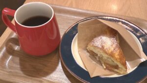 店主が描いた絵から着想を得たブレンドコーヒー　「気まぐれ」のキッシュやアップルパイも　香川【ほっとマルシェ】