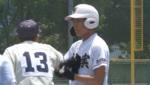就実が二桁安打の猛攻！津山商に6回コールドで勝利【夏の高校野球 岡山大会】14日