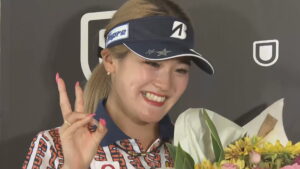 ゴルフ全英女子初Vの桑木志帆選手　地元・岡山からも喜びの声　高3時には「渋野日向子プロみたいに…」