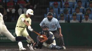 【速報】夏の甲子園　英明が初の夏2勝目で3回戦進出　9回に大分商を突き放す
