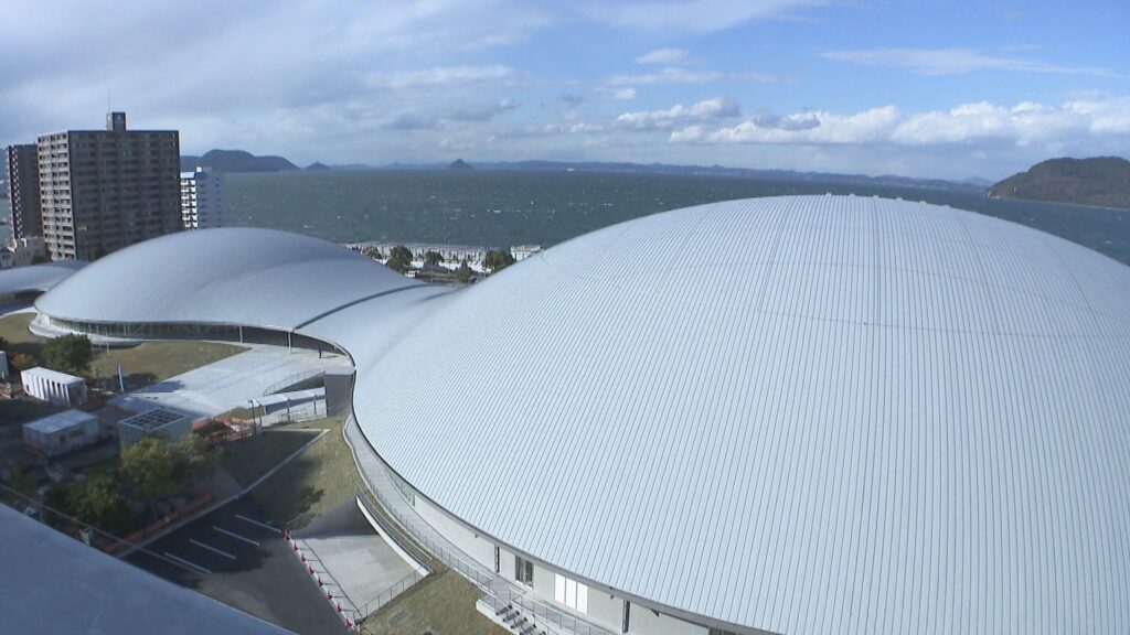 あなぶきアリーナ香川 日本建設業連合会のBCS賞に入選 「公園のようなアリーナ」と評価