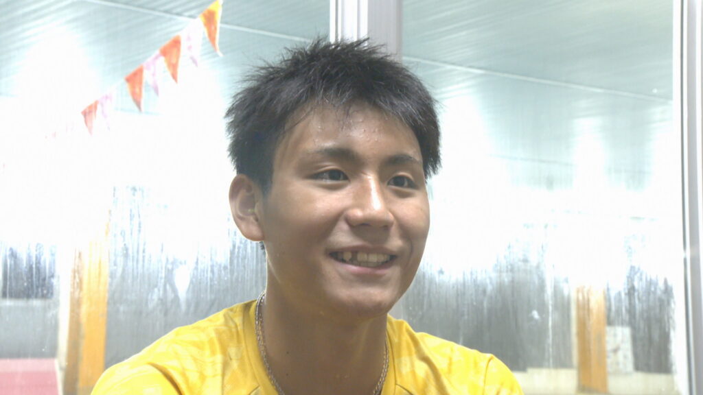 インターハイ・競泳　男子200m平泳ぎで矢掛（岡山）の平井良尚選手（1年）が準優勝！
