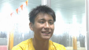 インターハイ・競泳　男子200m平泳ぎで矢掛（岡山）の平井良尚選手（1年）が準優勝！