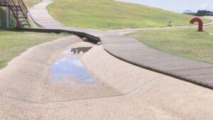 さぬきこどもの国　第3次取水制限を受けミルキーウェイの流水休止　子ども「水遊びする気で来たけど残念」　香川