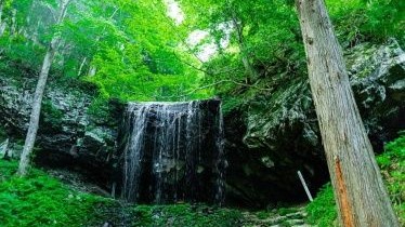 約3年ぶり 台風で被災「岩井滝」の一般公開再開 岡山・鏡野町