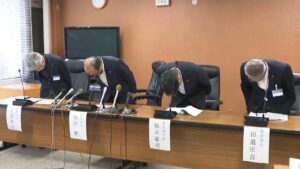 官製談合事件で職員逮捕　新見市長が会見で謝罪　問題の業者は2025年度7件の工事を受注