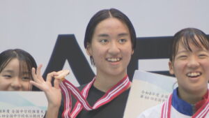競泳・森優選手(京山3年)は大会連覇！全中で岡山勢が快挙　6種目で表彰台