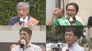 香川県知事選　現職1期目の評価などが争点に　現職と新人4人が立候補　8月30日投開票