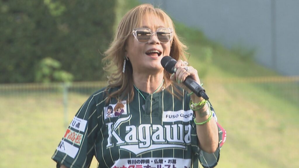 大黒摩季さんが試合前にスペシャルライブ 企画した香川オリーブガイナーズの狙いは?
