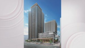 岡山駅東口の再開発事業　新たなランドマークの名称「OKAYAMA.GATE.PLACE」に決定