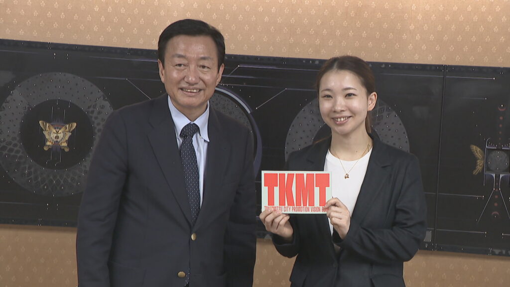 「タカマツペア」で金メダル　松友選手が市長を表敬　お気に入りスポットは「あなぶきアリーナ香川」