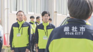 台風25号で被害の千葉県佐倉市へ　総社市が職員派遣　「支援活動に全力尽くす」　岡山