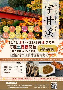 宇甘渓 ～彩りの紅葉と秋の味わい～