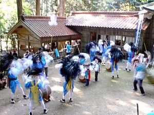 中山天神社 三原渡り拍子