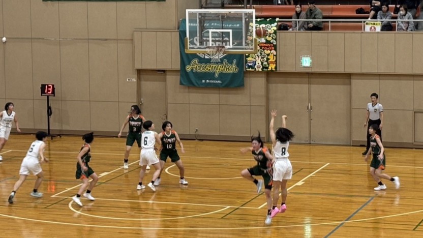 高校バスケ選手権　岡山県予選　女子準決勝　県総体覇者・倉敷翠松が勝利し決勝進出　31日