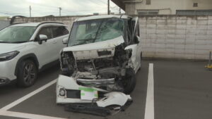 岡山・倉敷市の市道で車が電柱に衝突　6歳女児が意識不明の重体