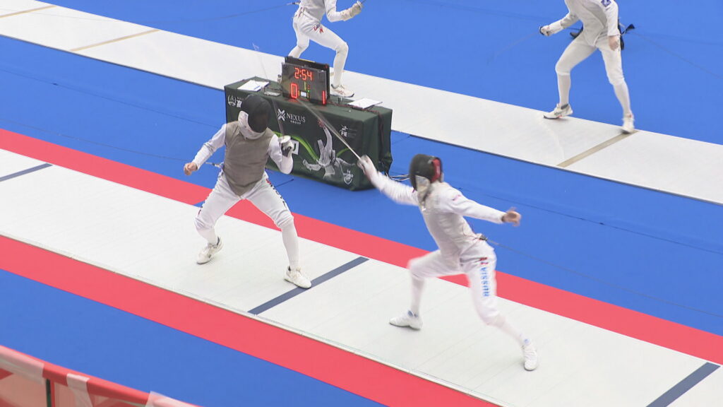あなぶきアリーナ香川初の国際大会　フェンシングの選手集まる　うどんは？「完璧」