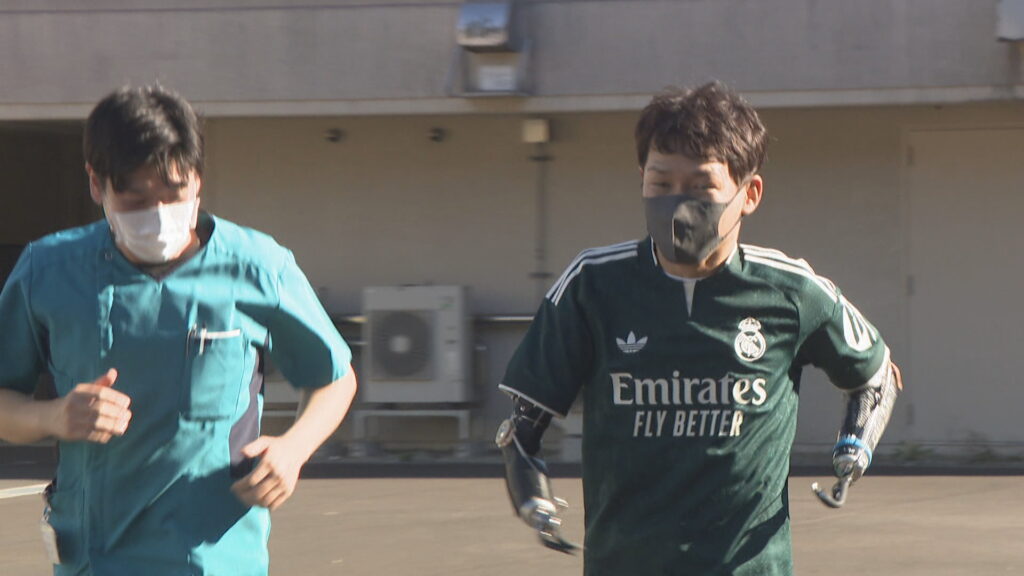 病で手足切断も…10kmのマラソン完走目指す男性　「強く生きている姿が恩返しになる」　岡山