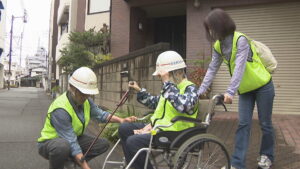 高松市で初めて実施　要支援者対象の避難訓練　地域の人と情報共有しながら安全確保