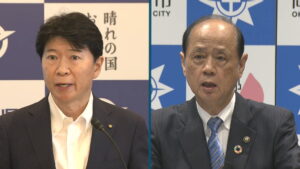 岡山県知事が岡山市長と会談へ　市に意向伝える　新アリーナとフットボールスタジアムについて話し合い