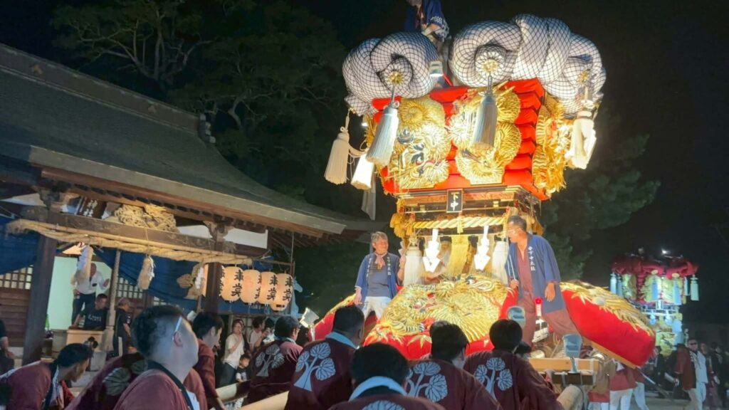 伝統的な秋のお祭り 練り歩く「ちょうさ」の位置をリアルタイムで確認 位置情報システム「ここやきん」 香川・観音寺市