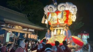 伝統的な秋のお祭り　練り歩く「ちょうさ」の位置をリアルタイムで確認　位置情報システム「ここやきん」　香川・観音寺市