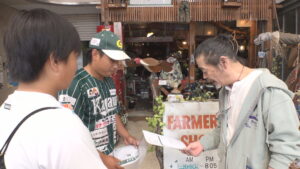 香川オリーブガイナーズの飛び込み営業を中学生が体験「将来どんな形でも野球に携わりたい」　さぬき市