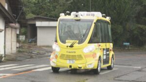 自動運転のEVバス　1日6往復　レベル２の実証運行　香川・三豊市