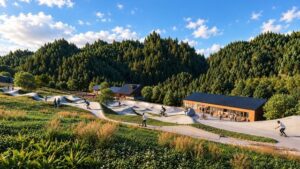 岡山・西粟倉村　スキー場跡地に「アスレチックパーク」整備へ　2028年開業目指す