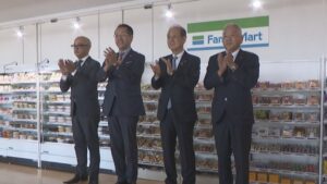 岡山市役所新庁舎に無人決済のコンビニが開店　「センサー」と「はかり」で客・商品を感知
