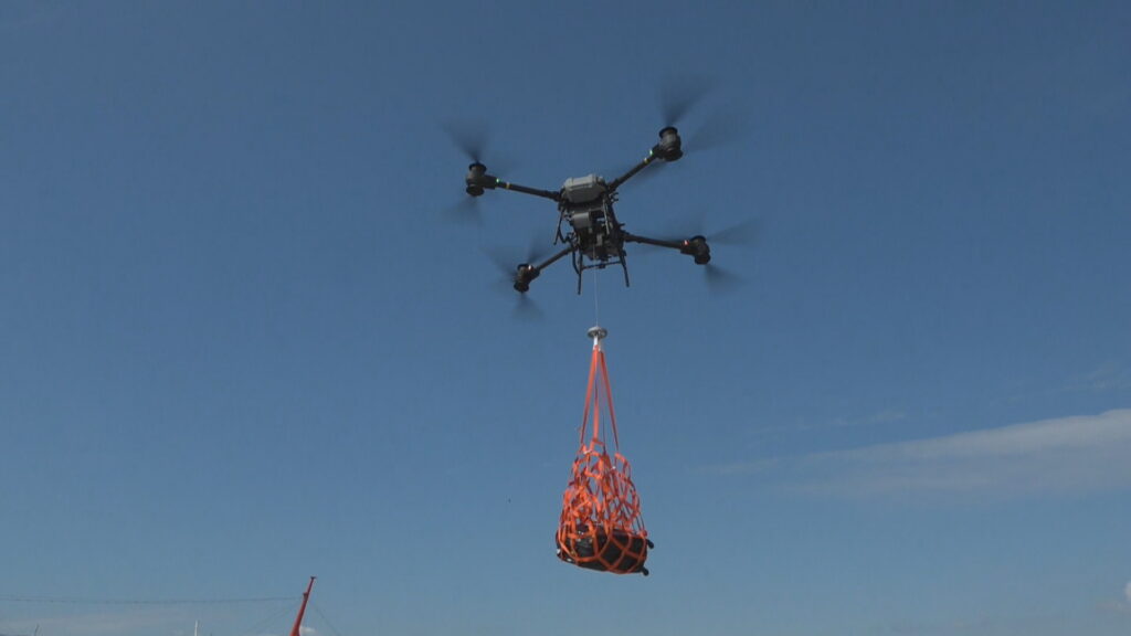 ドローンが海を渡り離島へ荷物配達 小豆島で実証実験 香川