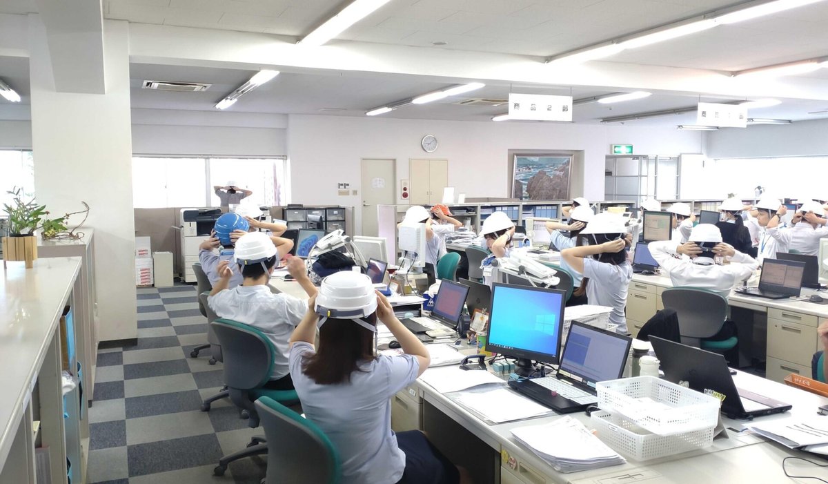 2025年度訓練の様子：株式会社明石スクールユニフォームカンパニー（画像提供：倉敷市）